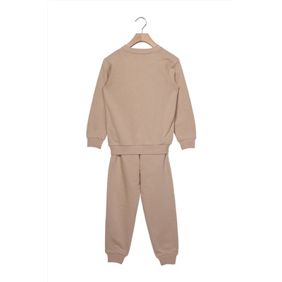 Sudadera y pantalón de chándal Boruna - Beige