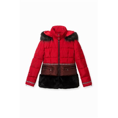 Chaqueta corta bimateria