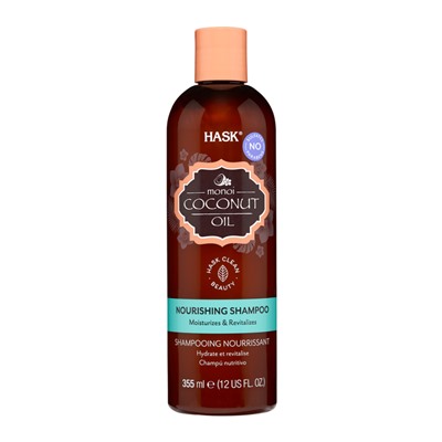 [HASK] Шампунь для волос питательный КОКОСОВОЕ МАСЛО Hask Monoi Coconut Oil Nourishing Shampoo, 355 мл