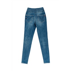 Vaquero skinny fit 7/8 Azul claro