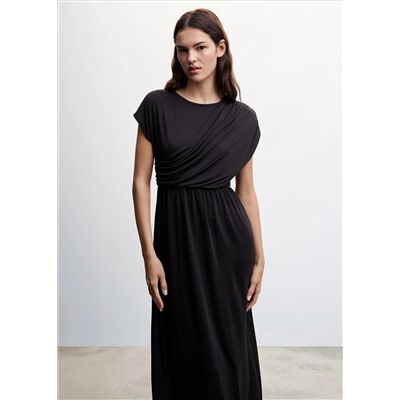 Vestido detalle drapeado