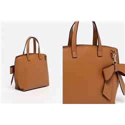 Bolso de piel Mini Lila Camel