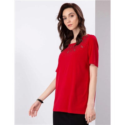 Kırmızı Comfort Fit Bluz