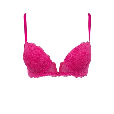 Defacto Fall in Love Dantelli Dolgulu Yarım Dolgulu Bra A2916AX23HS
