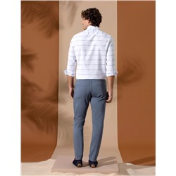 Açık Mavi Slim Fit 5 Cep Chino Pantolon