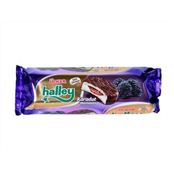 Шоколадное печенье Ulker "Halley" с ежевичным джемом 236 гр 1/12 01869-04