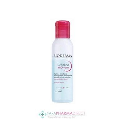 Bioderma Créaline H2O Yeux Biphase Micellaire 125ml