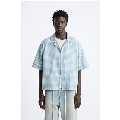 CAMISA DENIM CUADROS