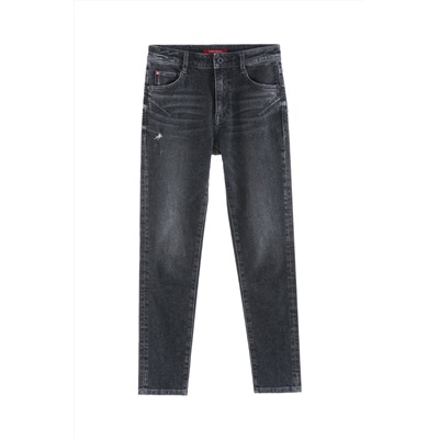 Vaquero skinny fit push-up Negro