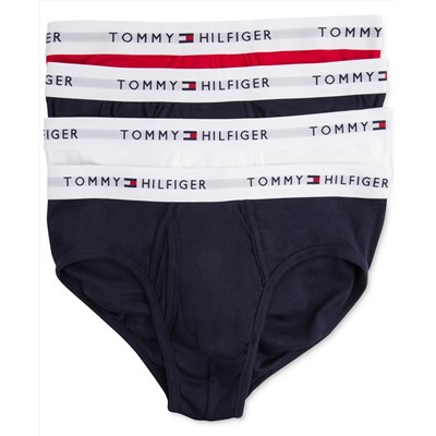 Tommy Hilfiger Men's Underwear, Cotton Brief 4-Pack - 09TF001