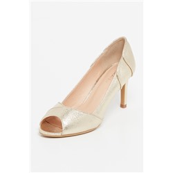 Zapatos de tacón Dorado
