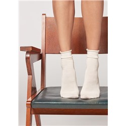 Socke aus Wolle/Baumwolle ohne Bündchen