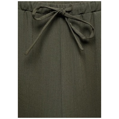 Pantalón recto cintura elástica