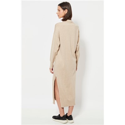 Vestido polo - Beige