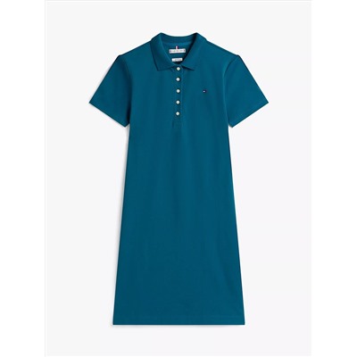 Stretch-Cotton Regular Fit Polo Dress
