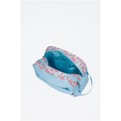 Neceser Aide Celeste y rosa