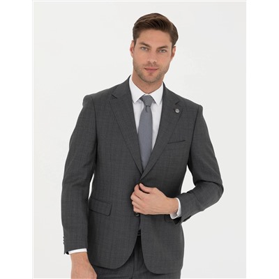 Füme Slim Fit Takım Elbise