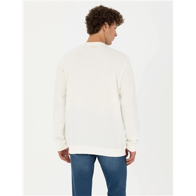 Ekru Regular Fit Sweatshirt