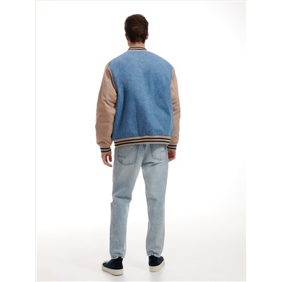 Jeans im Carrot-Fit in Used-Optik