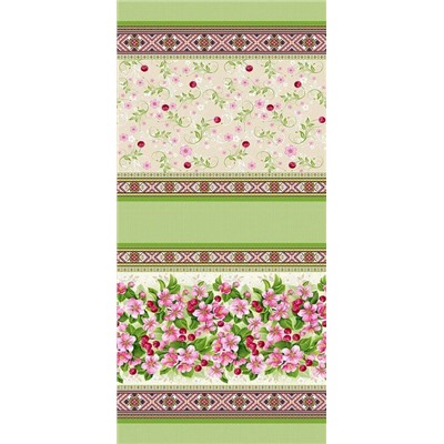 Полотенце банное "Вишня" 80*150 см. вафля хлопок 100%