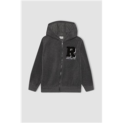 Defacto Erkek Çocuk Kapüşonlu Polar Hırka B3037A823WN