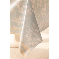 Bukuria Pvc Masa Örtüsü - Açık Mavi - 140x140 cm