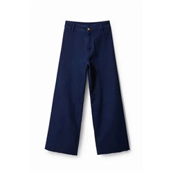 Vaquero culotte cropped