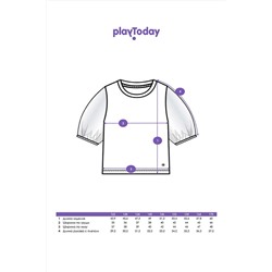 Блуза PLAYTODAY, 1126467