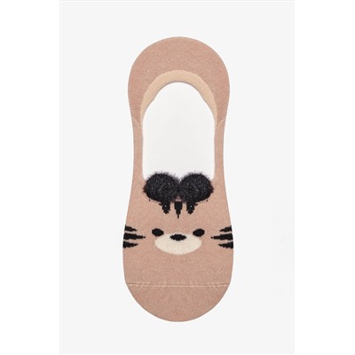 Penti, Fluffy Bear Bej Babet Çorabı