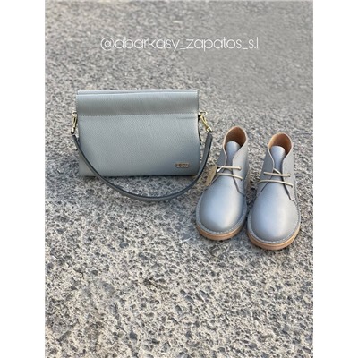 AB.Z. SAFARY PIEL DOLLAR FP gris+Ab.Zapatos PELLE Milan (930) АКЦИЯ