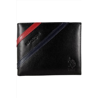 U.S. Polo Assn. Şerit Detaylı Hakiki Deri Cüzdan Plcuz8403 TYC00585216779