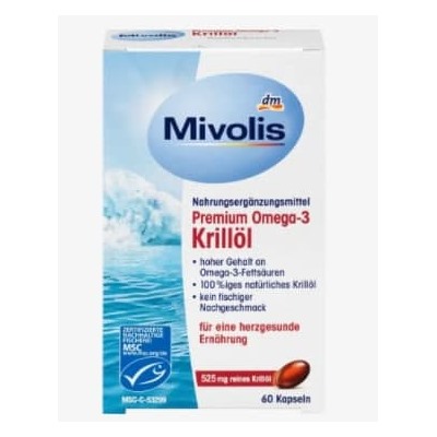 Premium Omega-3 Krillöl, Kapseln 60 St., 45 g