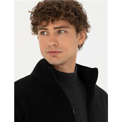 Siyah Regular Fit Sweatshirt