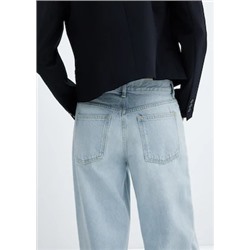 Jeans wideleg rotos decorativos