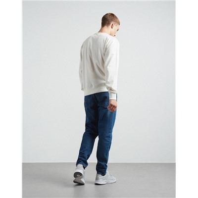 Cropped Fit Jeans, Men, Blue