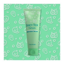 Juicy Tox Green Cleansing Foam, Очищающая пенка на основе зеленого комплекса