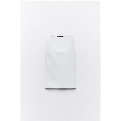 POLYAMIDE TOP WITH WIDE STRAPS