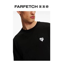 Хлопковая дышащая футболка K-line с вышивкой на груди KARL LAGERFEL*D ОРИГИНАЛ!