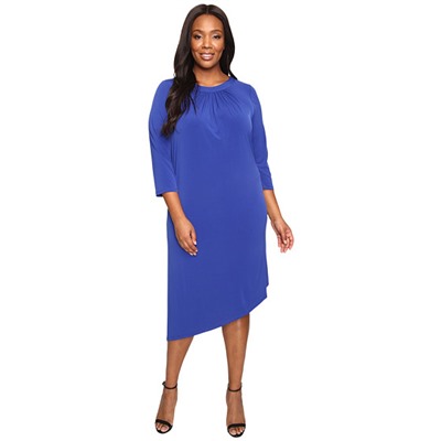 Plus Size 3/4 Asymmetrical Shift