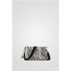 Bolso bandolera piel animal print