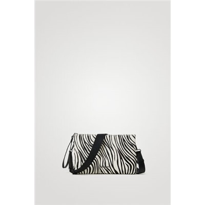 Bolso bandolera piel animal print