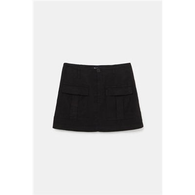 Falda corta slim bolsillos
