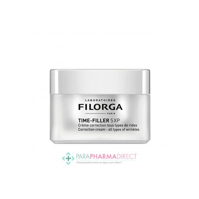 Filorga Time Filler 5XP Crème Correction Tous Types de Rides Peaux Normales à Sèches 50ml