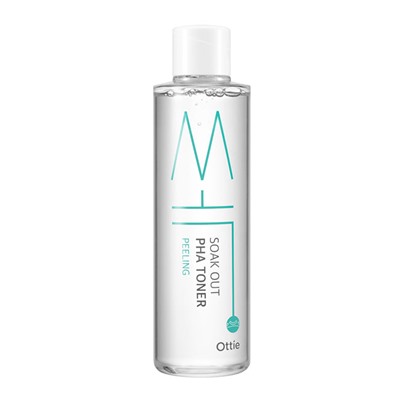 Soak Out PHA Toner Peeling, Слабокислотный Отшелушивающий Тонер