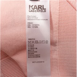 Свободный повседневный свитер с крупной вышивкой KARL LAGERFEL*D ОРИГИНАЛ!
