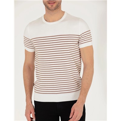 Ekru Slim Fit Kazak