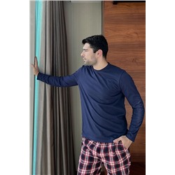 For You Homewear 2'li Ekose Flanel Lacivert Pijama Takımı, For You Homewear                                            
                                            2'li Ekose Flanel Lacivert Pijama Takımı