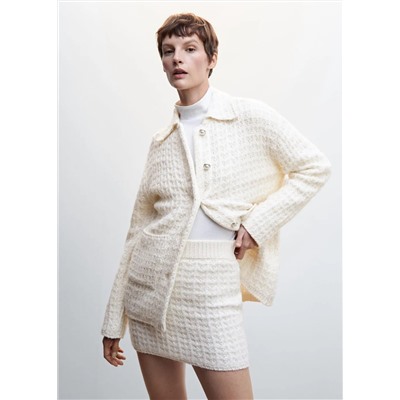 Minifalda punto -  Mujer | MANGO OUTLET Melilla