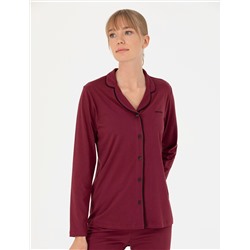 Bordo Pijama Takımı