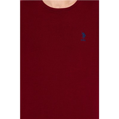 Erkek Bordo Basic Kazak